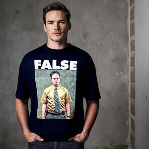 The Office False Dwight Schrute Graphic T-shirt, Medium